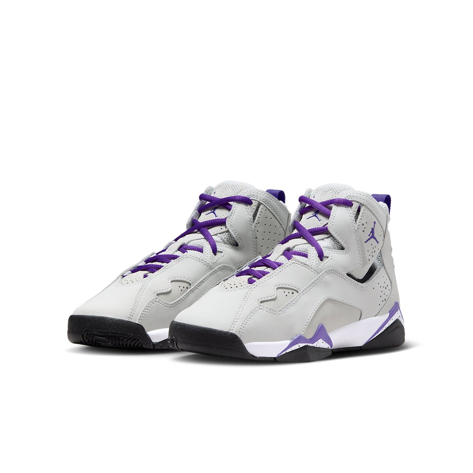 Air Jordan (gs) True Flight 'base Grey Purple Venom'