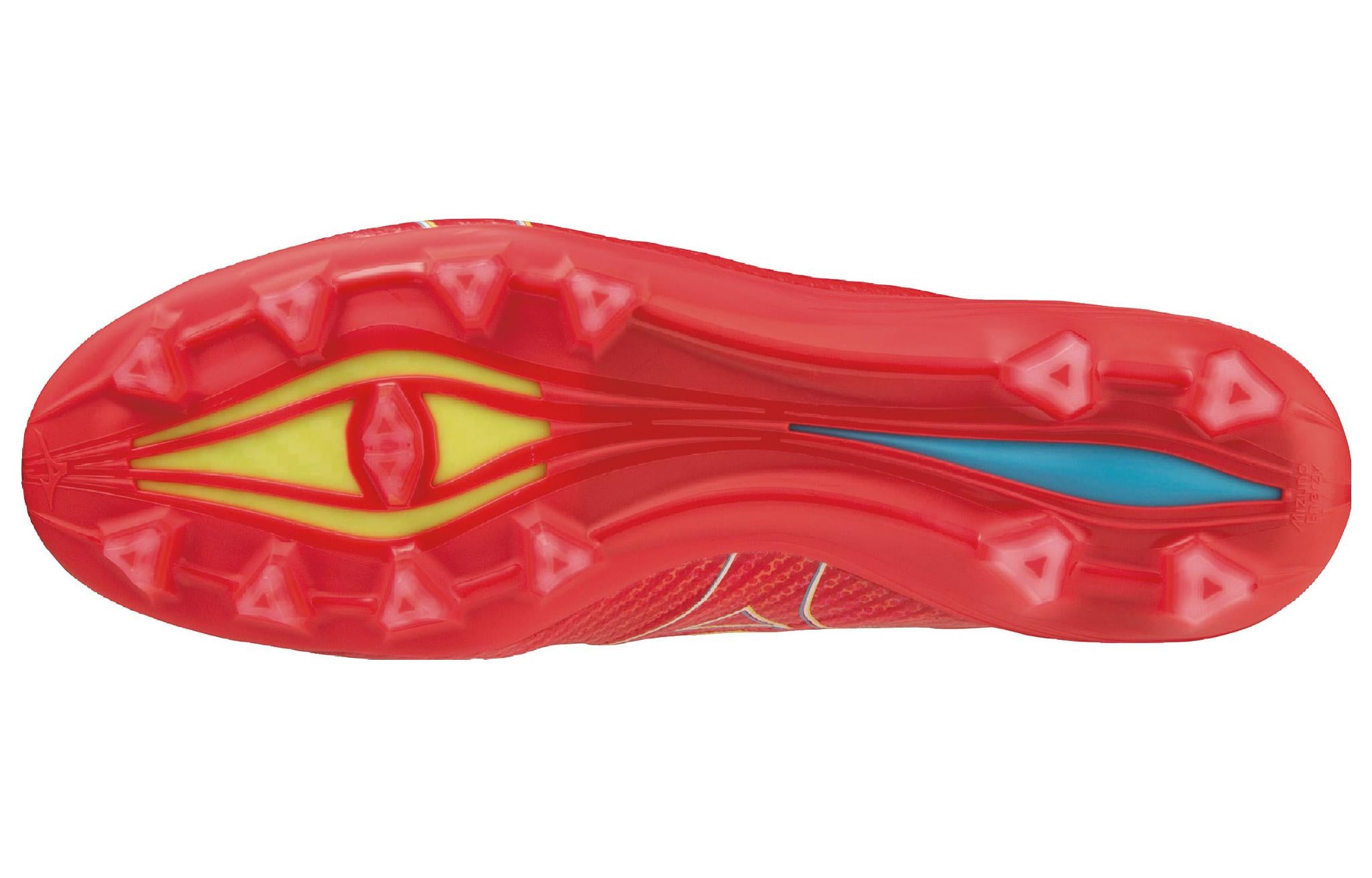 Mizuno Morelia Sala Elite Tf 'safety Yellow Fiery Cora' In Red