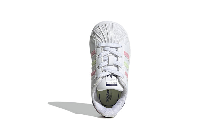 Adidas Originals (td)  Superstar 'white Lime Pink'