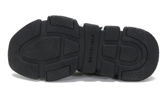 WMNS) Balenciaga Speed Graffiti Sneakers 'Black Knit White