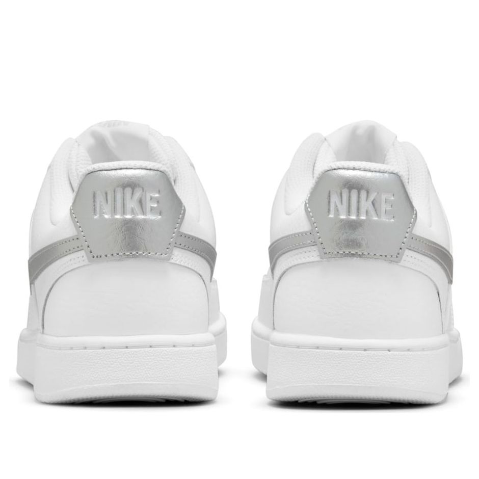 Nike (wmns)  Court Vision Low 'white Metallic Silver'
