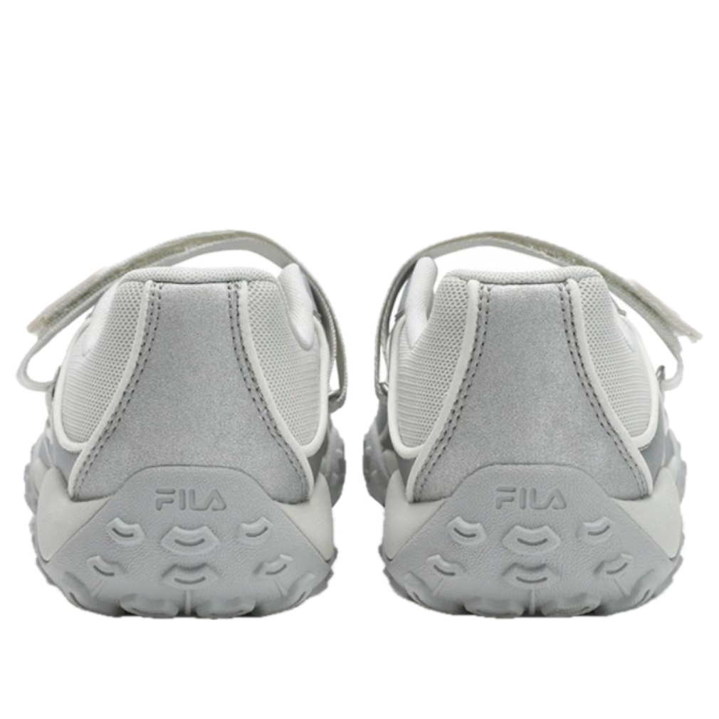 Fila (wmns) Pebble Sandals 'white Silver' In Neutral