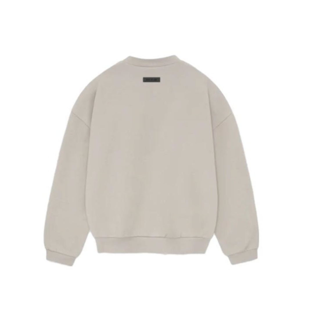 Essentials Fear Of God Fw23 Long Sleeve Tee 'silver Cloud'