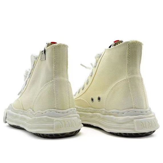 Miharayasuhiro Maison Mihara Yasuhiro Og Over Dye Hitop 'beige' In Neutral