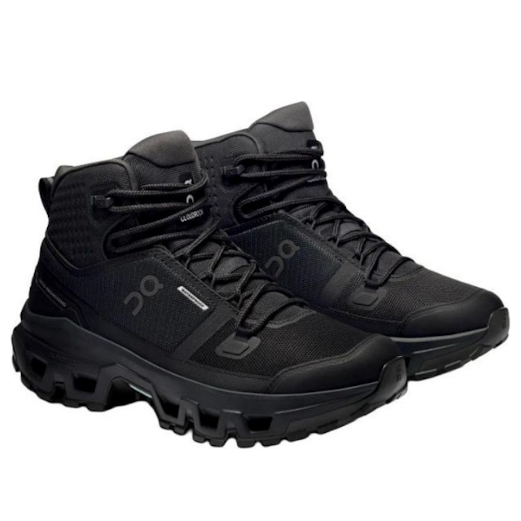 On Running Cloudrock Mid Wp 'all Black'
