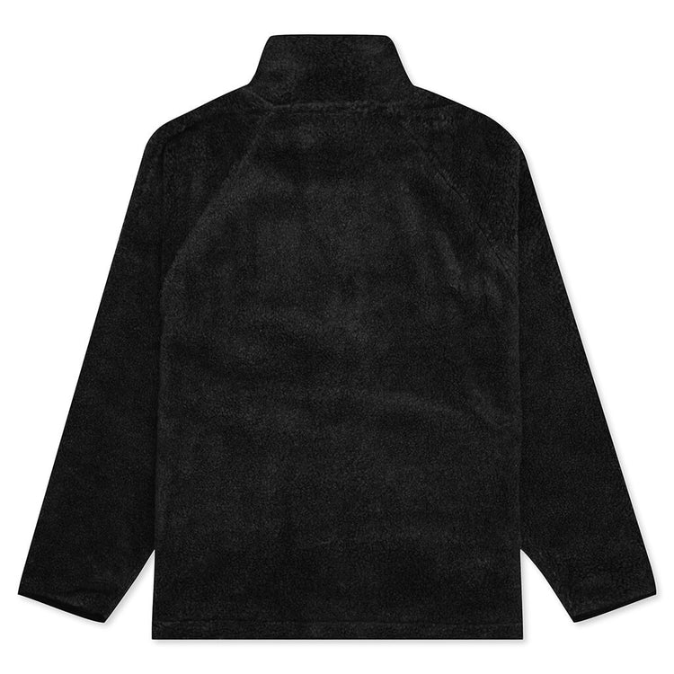 Essentials Polar Fleece Zip-front Jacket In Black