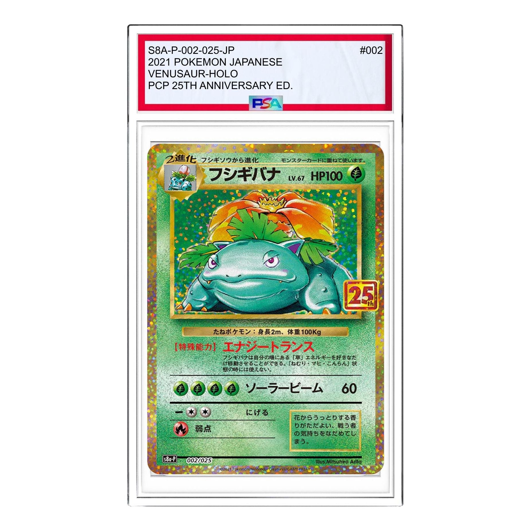 Pokémon Pokemon Promo Card Pack 25th Anniversary Edition [s8a-p 002/025] 'venusaur: Promo'