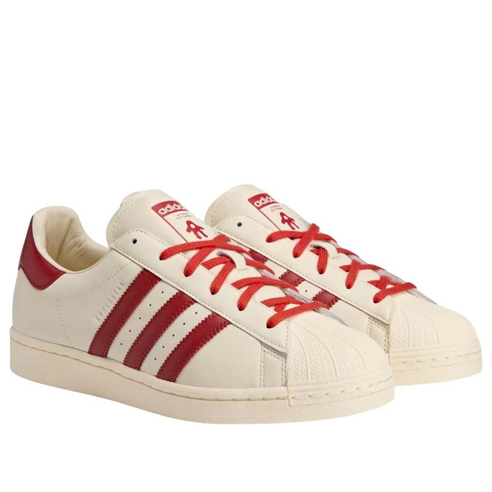 Adidas Originals (wmns) Adidas X Avavav Superfinger Superstar 'better Scarlet Cream White'