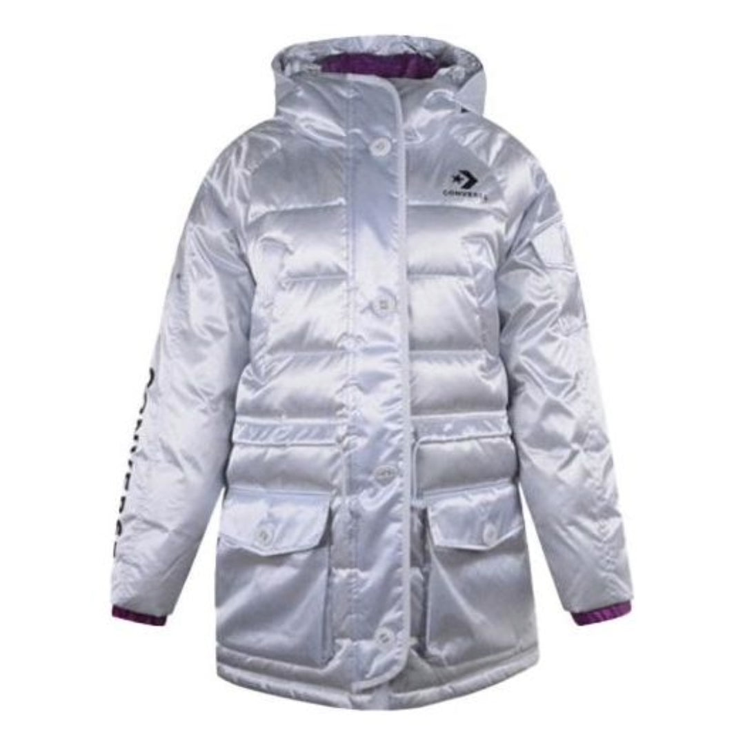 Converse (wmns)  Iridescent Sideline Down Jacket 'silver'