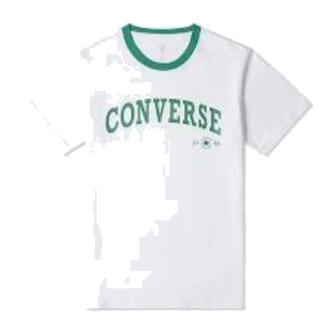Converse (wmns)  Retro Chuck Arch T-shirt 'white Green' In Animal Print