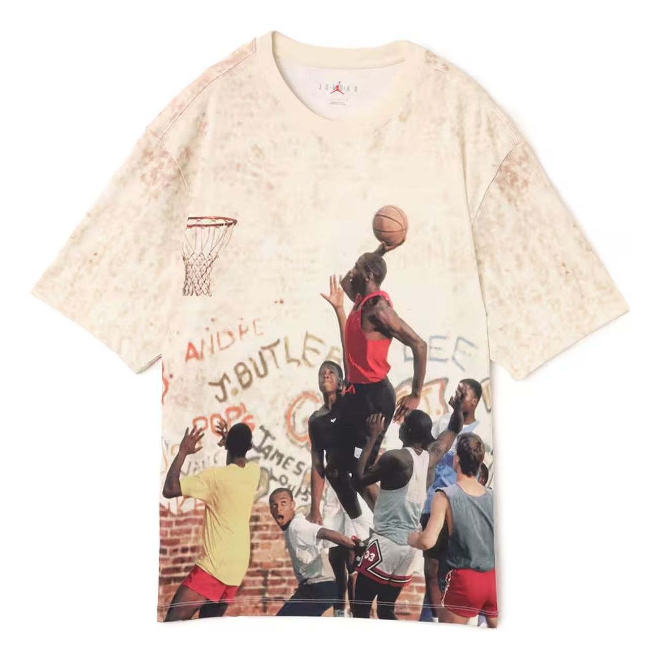 Air Jordan 85 Graphic T-shirt 'sail Legend Light Brown' In Neutral