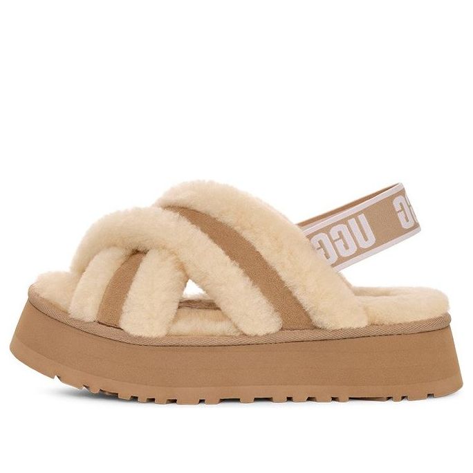 Ugg (wmns) Disco Cross Slides 'sand' In Multi