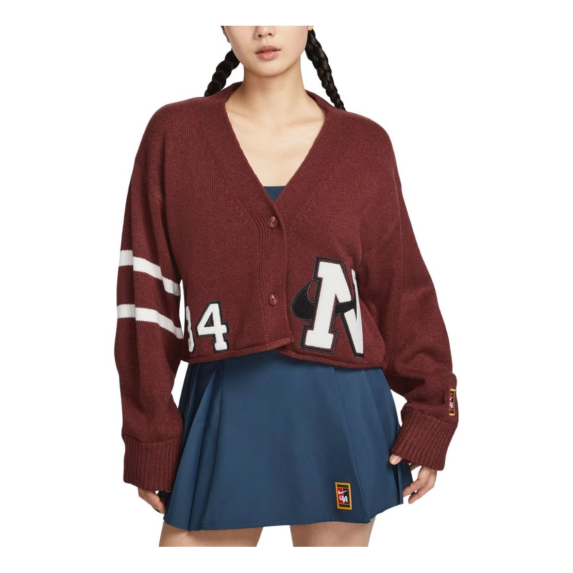 Nike (wmns)  Women By Yoon Cardigan Asia Sizing 'dark Team Red'
