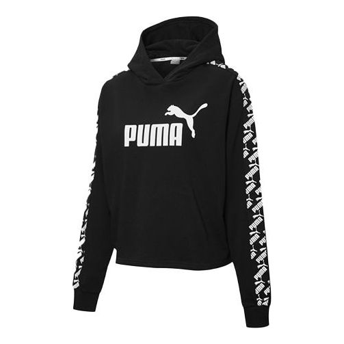 Puma (wmns) Amplified Cropped Hoodie 'black'