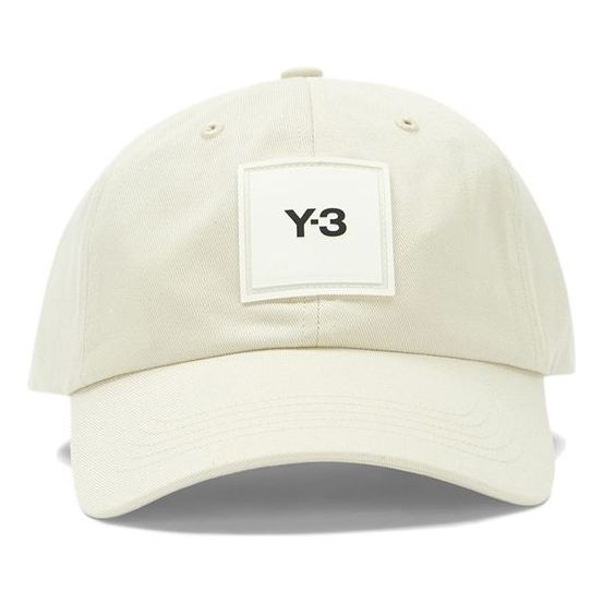 Adidas Originals Adidas Y-3 Square Label Cap 'white' In Neutral