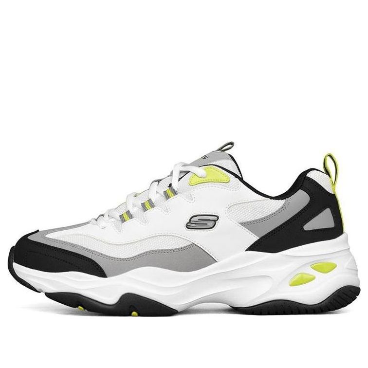 Skechers D Lites 4.0 Low-dad Shoes White/black/grey
