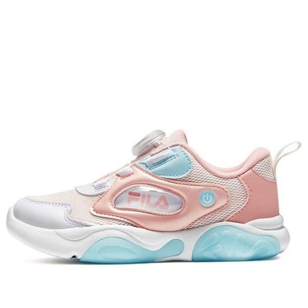 Fila (ps)  Bubble 2 Heritage-fht Light Shoes 'pink Blue White' In Brown