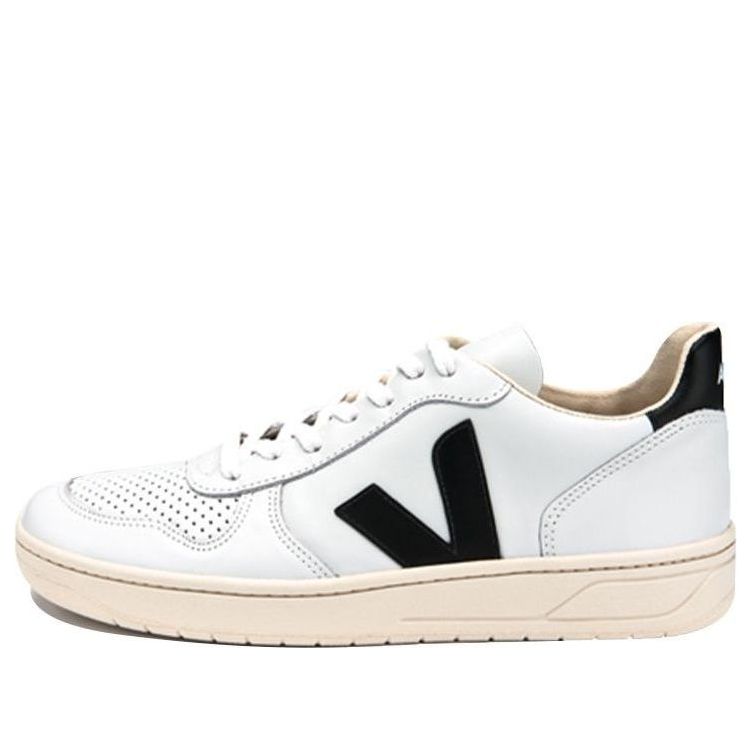 Veja V-10 Lace-up 'extra White Black'