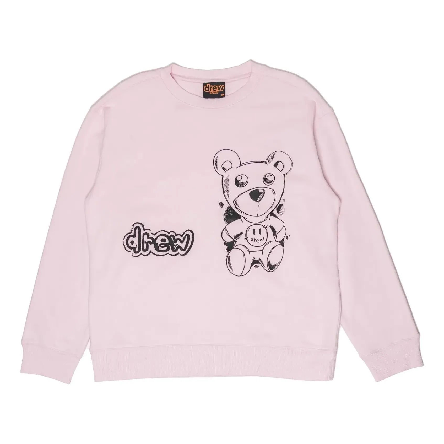 Drew House Theodore Sketch Crewneck Sweatshirt 'pale Pink'
