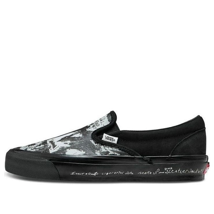 Vans Raised By Wolves X Og Classic Slip-on Lx 'black Wall'