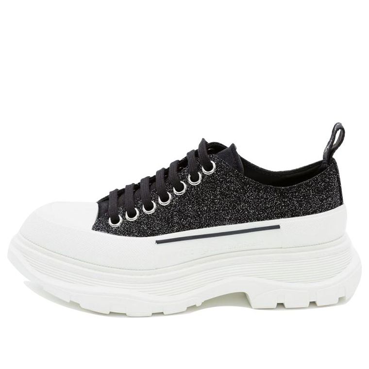 Alexander Mcqueen (wmns)  Tread Slick Lace Up Low 'galaxy Black'