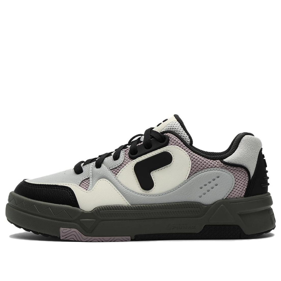 Fila Fusion (wmns) Bank Skate Shoes 'grey Pink Black'