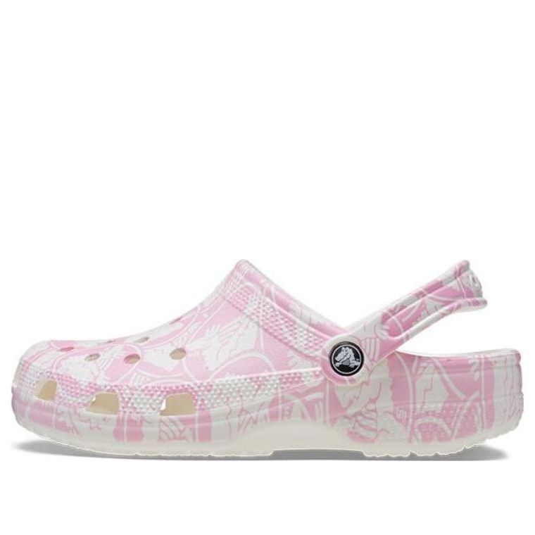 Crocs Classic Duke Print Clogs 'pink Tweed'