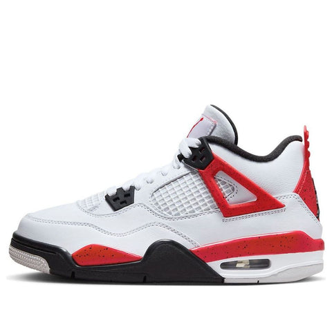 Jordan AIR JORDAN 4 RETRO - Sneakers alte - white/black/neutral