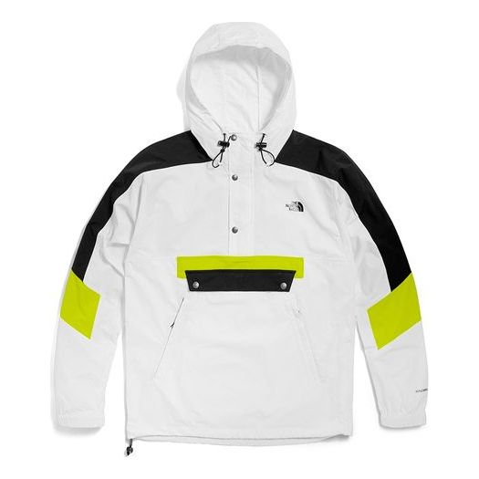 The North Face Ue City Wind Anorak Ss22 Half Zip Jacket 'white' In Multi