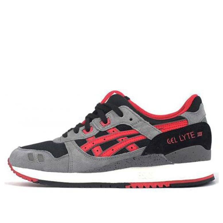 Asics gel lyte iii black classic red store