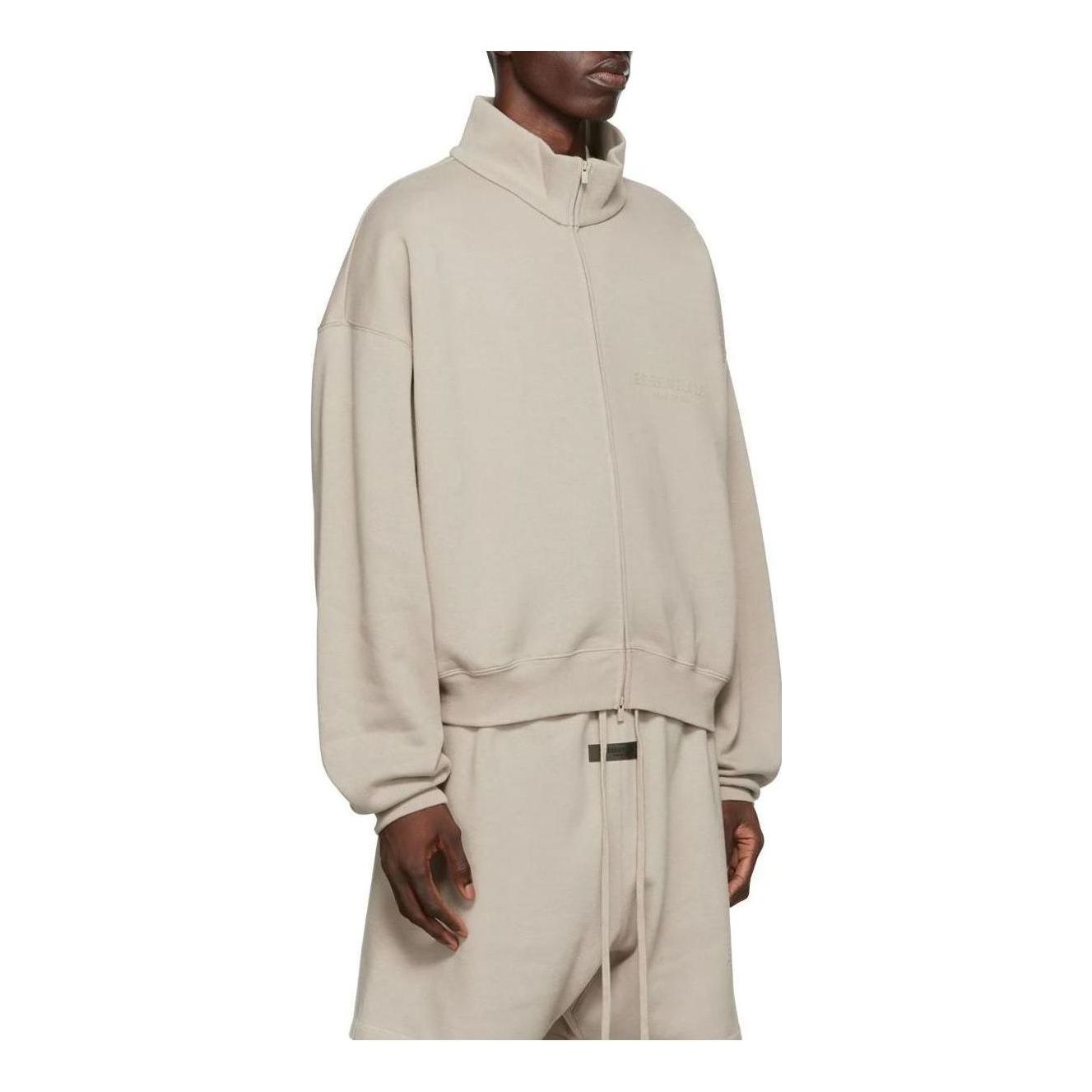 Essentials Fear Of God  Fw22 Fullzip Jacket In Neutral