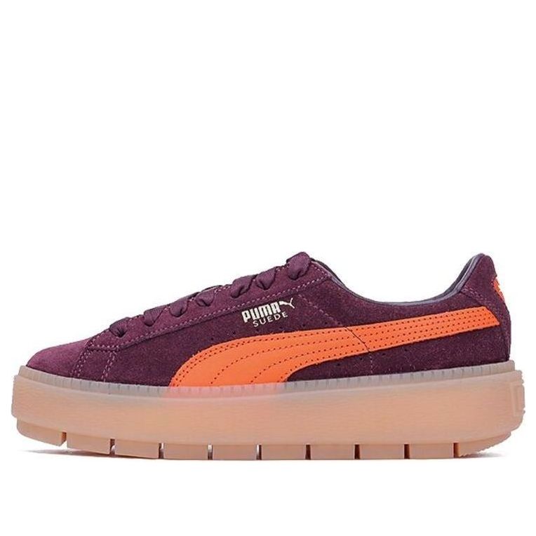 Puma (wmns)  Suede Platform Trace 'winetasting Flame'