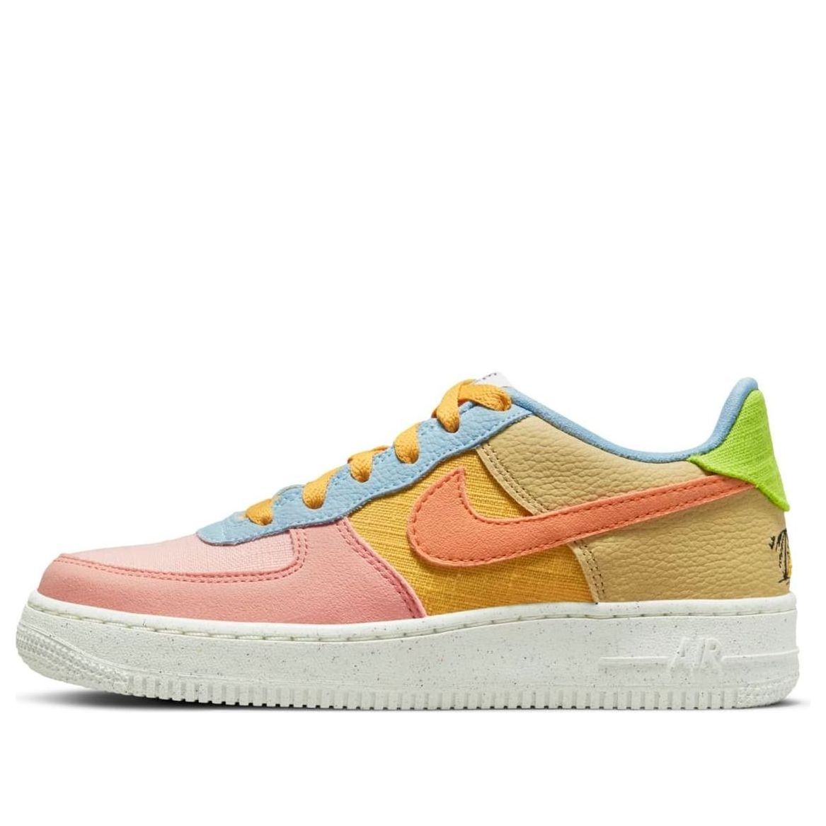 Nike (gs) Air Force 1 Low '07 Lv8 Next Nature 'sun Club - Multi'