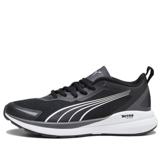 GS) PUMA Kruz Nitro 'Black Silver' 378878-02
