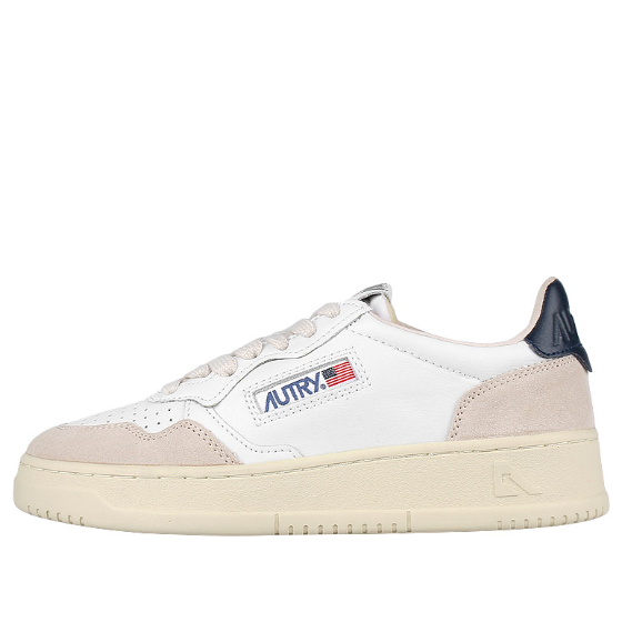 Autry (wmns) Medalist Low Leather 'white Suede Blue'