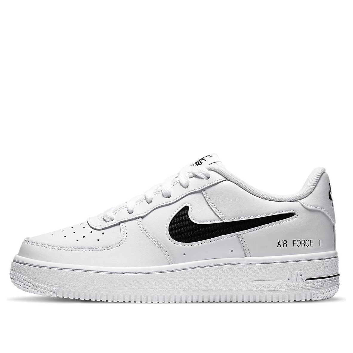 Nike (gs)  Air Force 1 '07 'white Black'