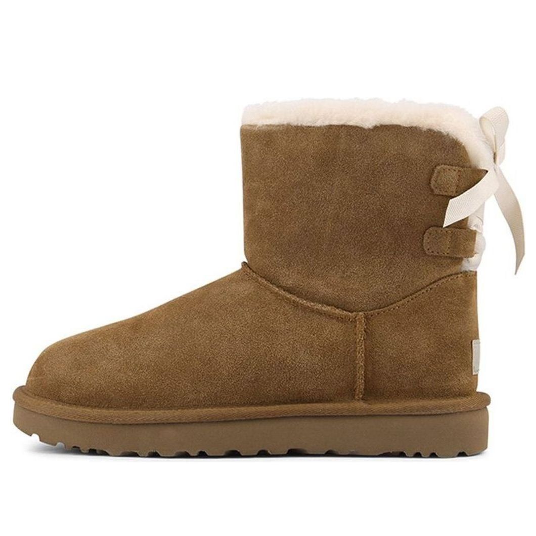Ugg (wmns) Mini Continuity Bow Fleece Lined Brown