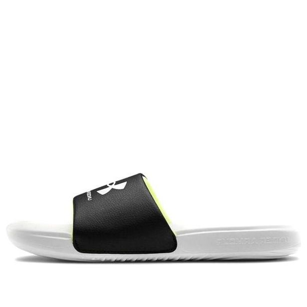 Under Armour (gs) Ansa Fixed Slides 'white Black'