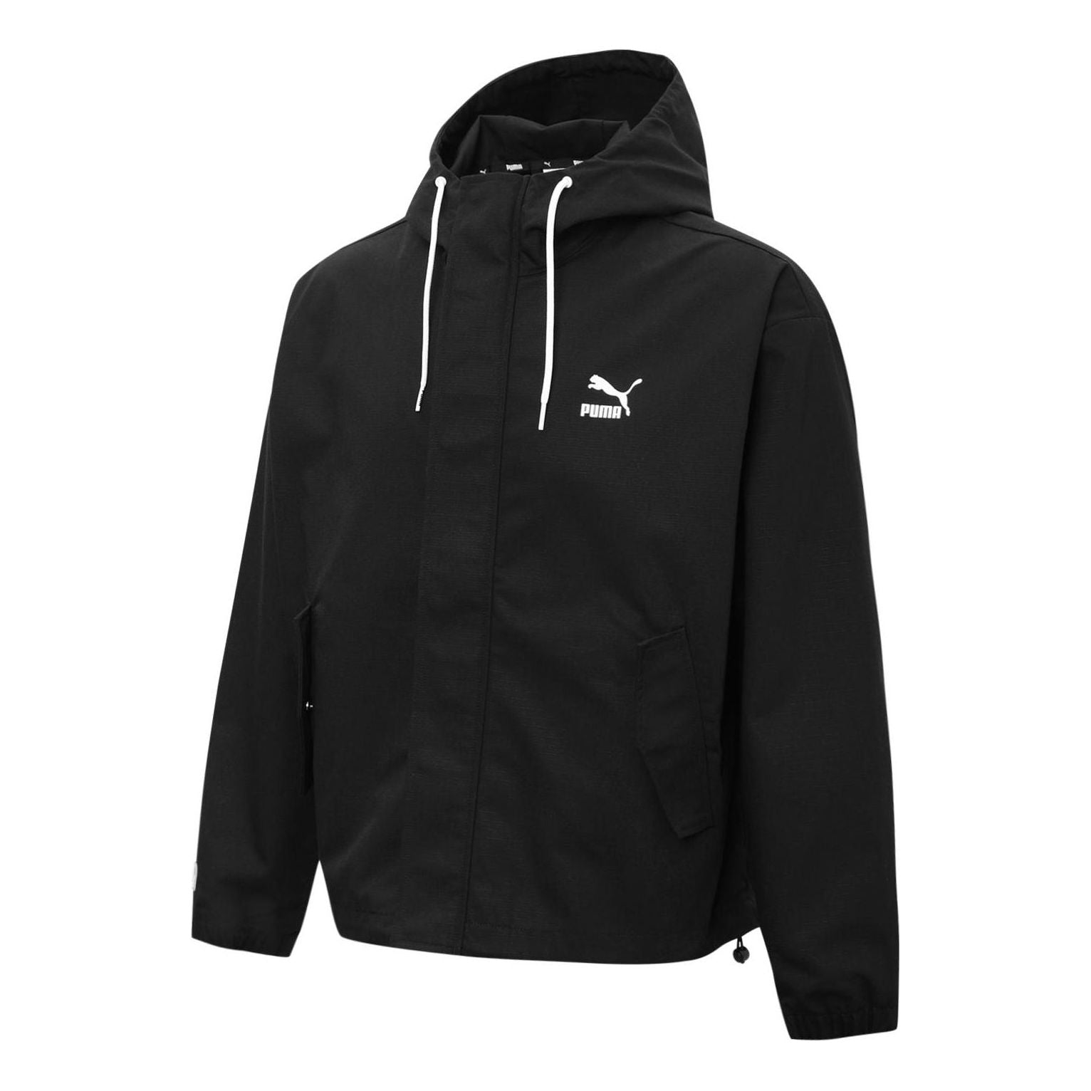 Puma Windbreaker Hoodied Jacket 'black'