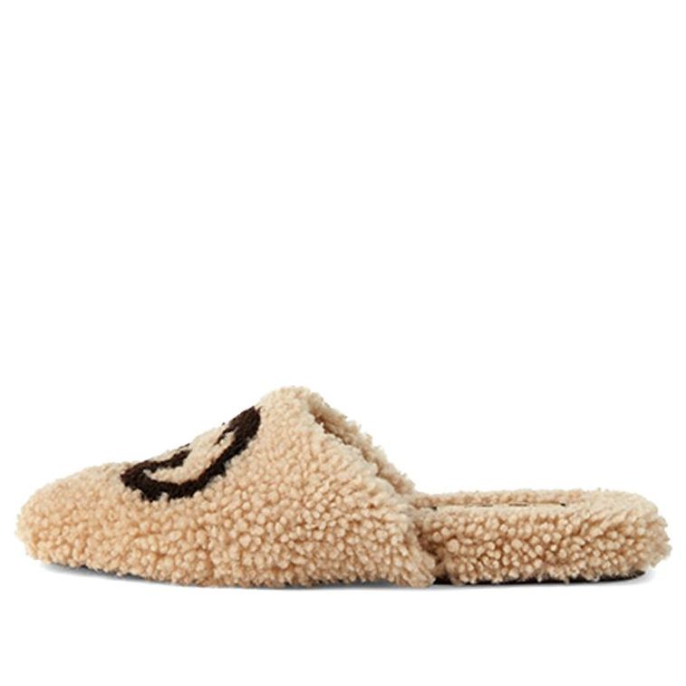 Gucci (wmns) Slippers Interlocking G 'butterscotch'