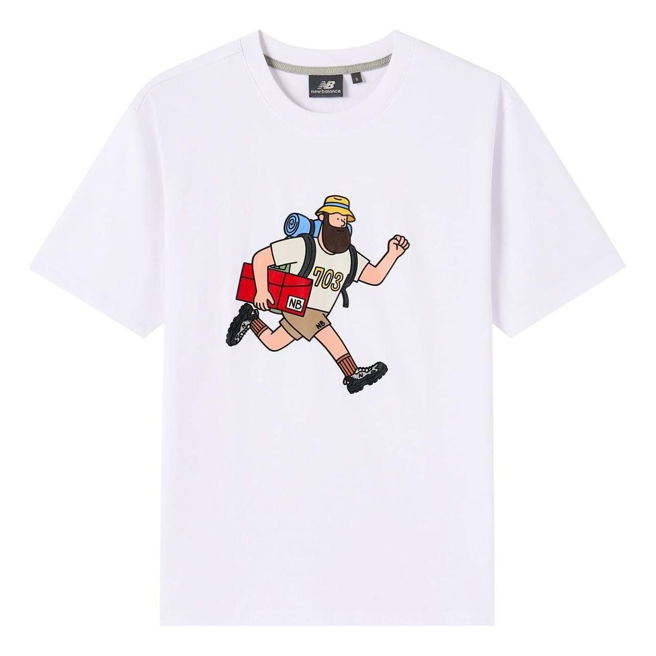 New Balance X Jhi Classic Graphic Printed T-shirt 'white'