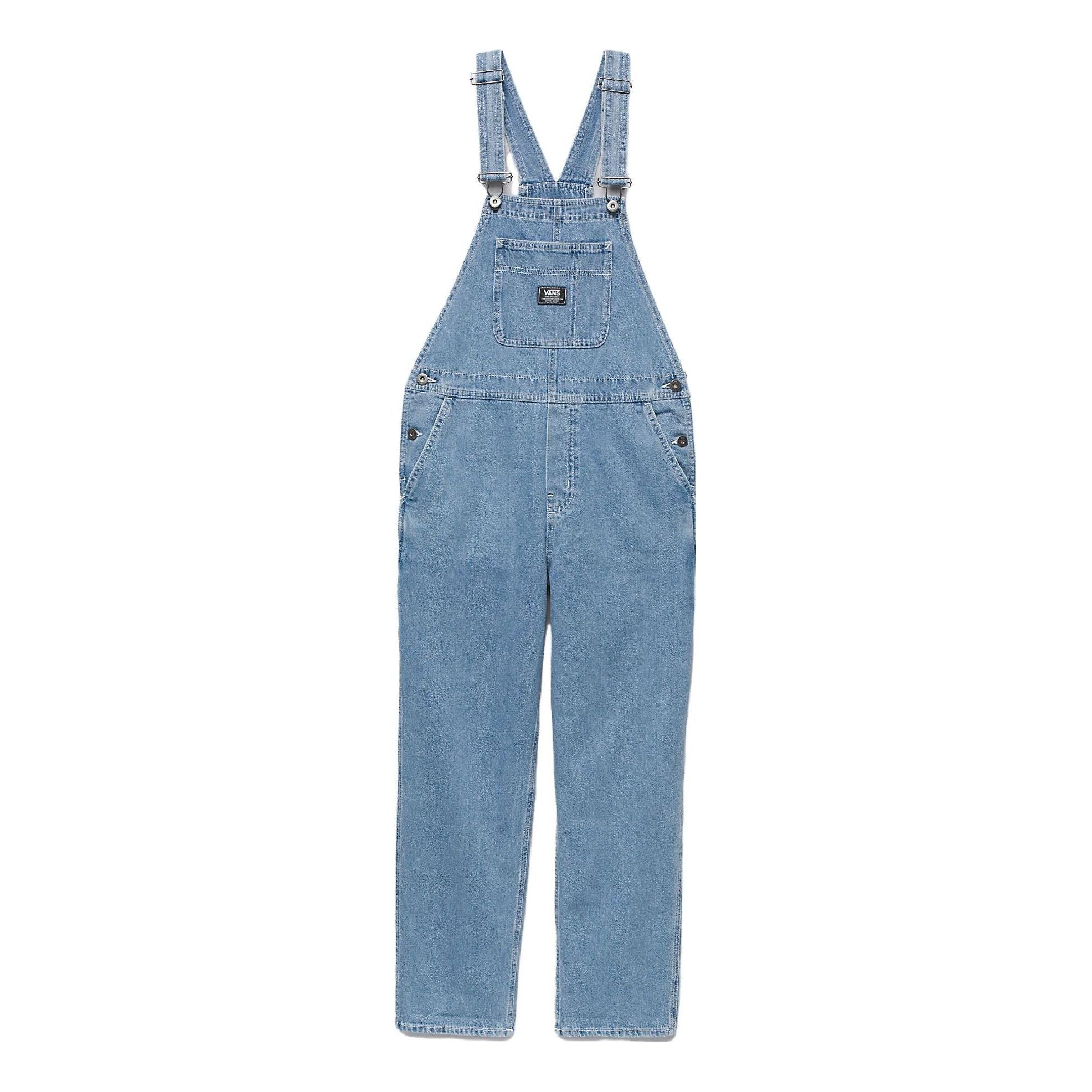 Vans (wmns)  Ground Work Denim Overalls 'stone Wash' In Blue