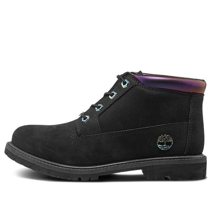 Timberland (wmns) Nellie 6-inch Iridescent Waterproof Chukka Boots 'black Nubuck'