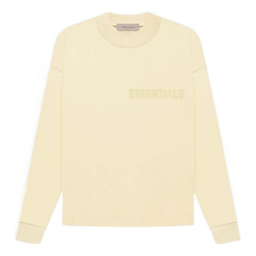Essentials Fear Of God Fw22 Long Sleeve Tee 'canary'