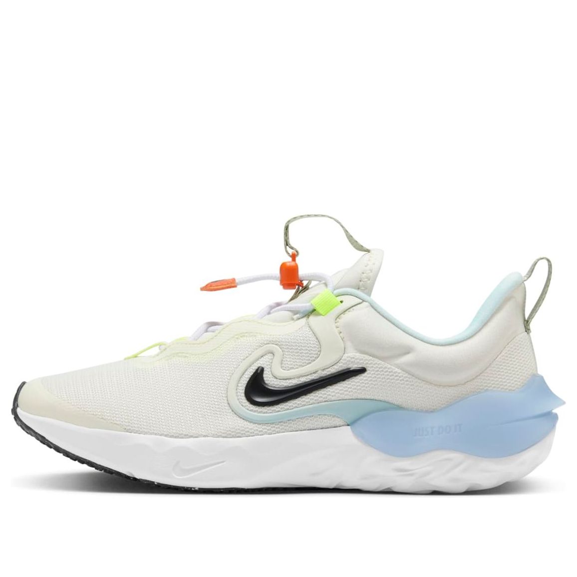 Nike (gs) Run Flow 'sail Glacier Blue Volt'