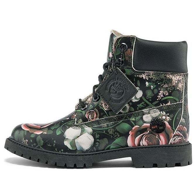 Timberland (wmns)  Heritage 6 Inch Waterproof Boots 'black Floral Nubuck'