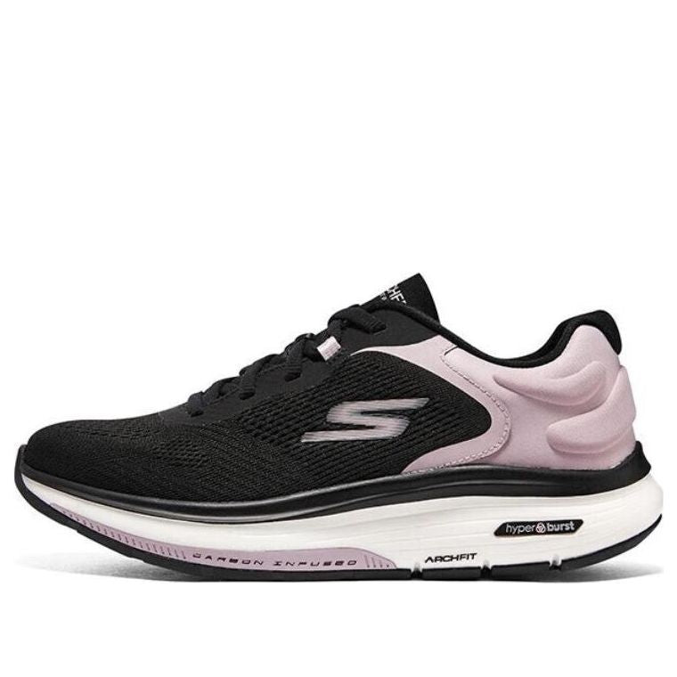 WMNS) Skechers Go Walk Work Out 'Black Mauve' 124946-BKMV