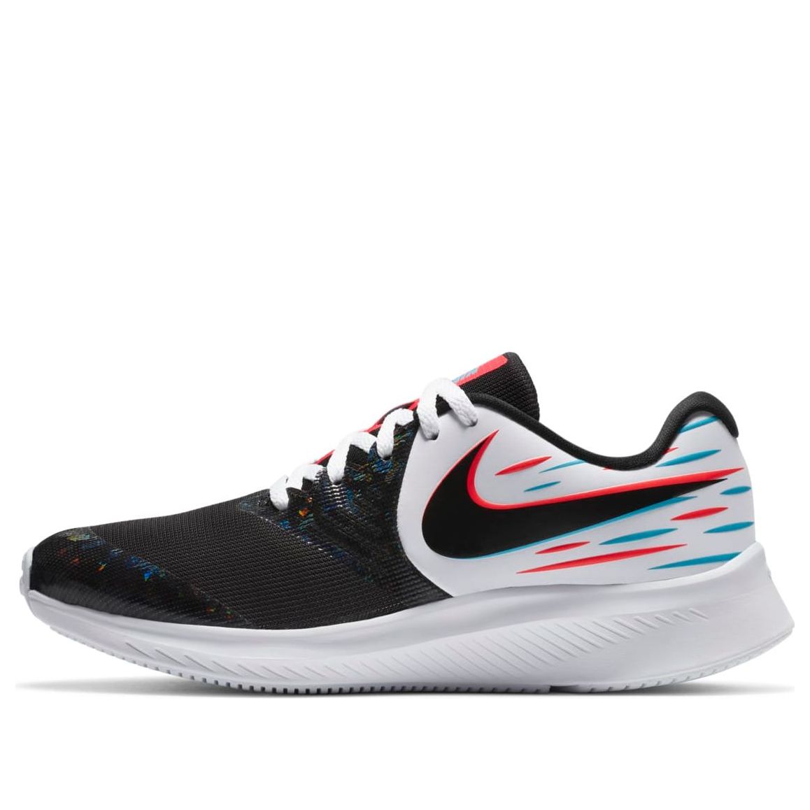 Nike (gs)  Star Runner 2 Light 'black White Red'