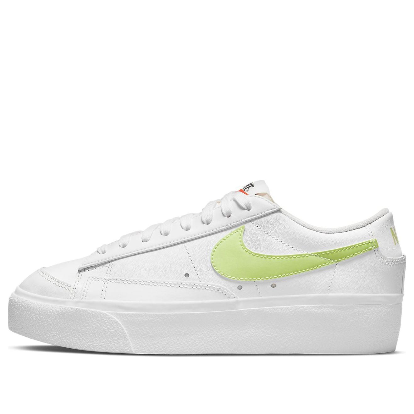 Nike (wmns) Blazer Low Platform 'white Light Lemon Twist'