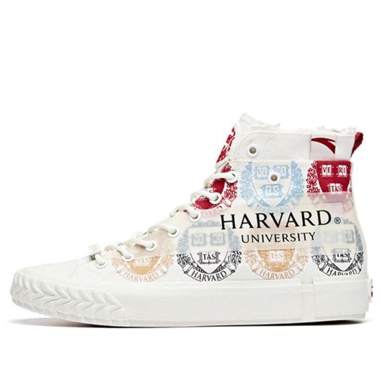 Anta (wmns)  X Harvard Life Series Sneakers Canvas High 'white Multi-color'